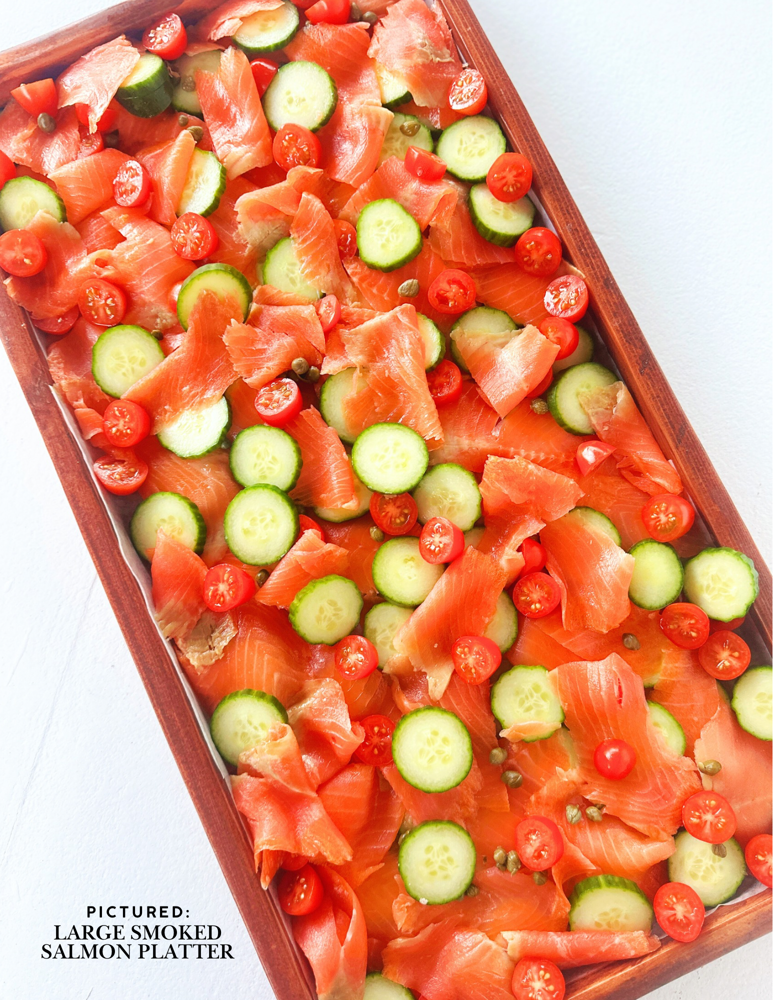 Masago Smoked Salmon Board